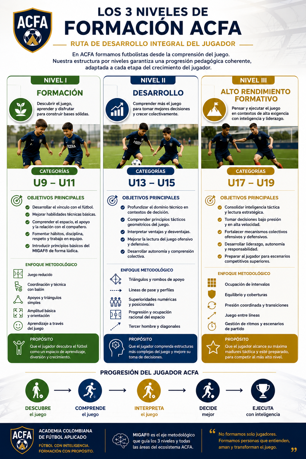 Categorías ACFA